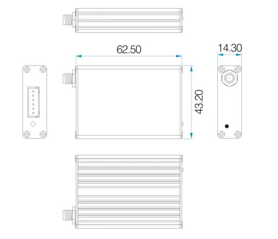 SK100 TX 100MW 500MW 2W SIZE