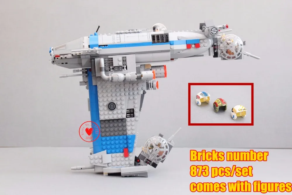 

New The Resistance Bomber Star wars fit legoings star wars figures model Building Blocks Bricks Toys 75188 Gifts kid DIY boys