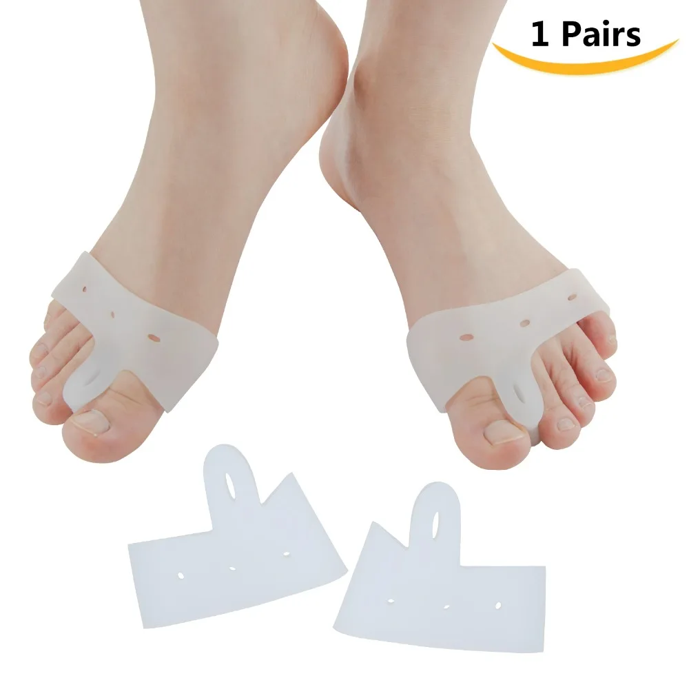 2Pcs Big Toe Bunion Splint Straightener Corrector Foot Pain Relief Hallux Valgus For Unisex Foot Massager C141