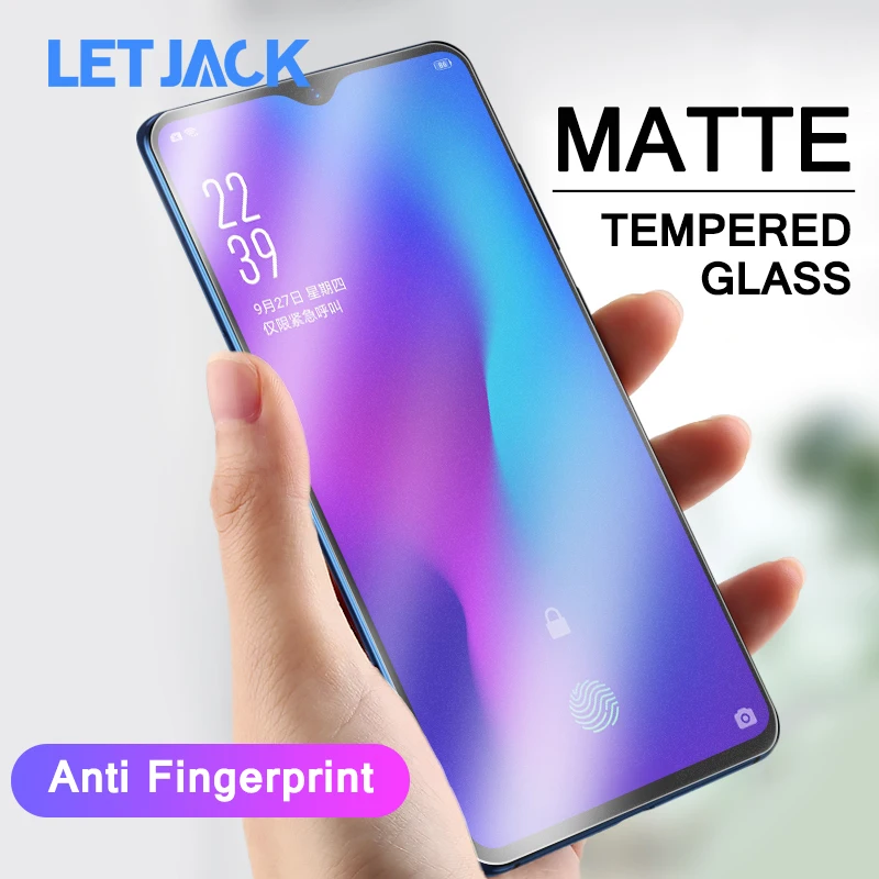 

Matte Frosted Tempered Glass for OPPO F7 F5 R9S F1S A57 A73 A37 A59 V11i Y97 V7 Plus R15 Anti Fingerprint Screen Protector Film