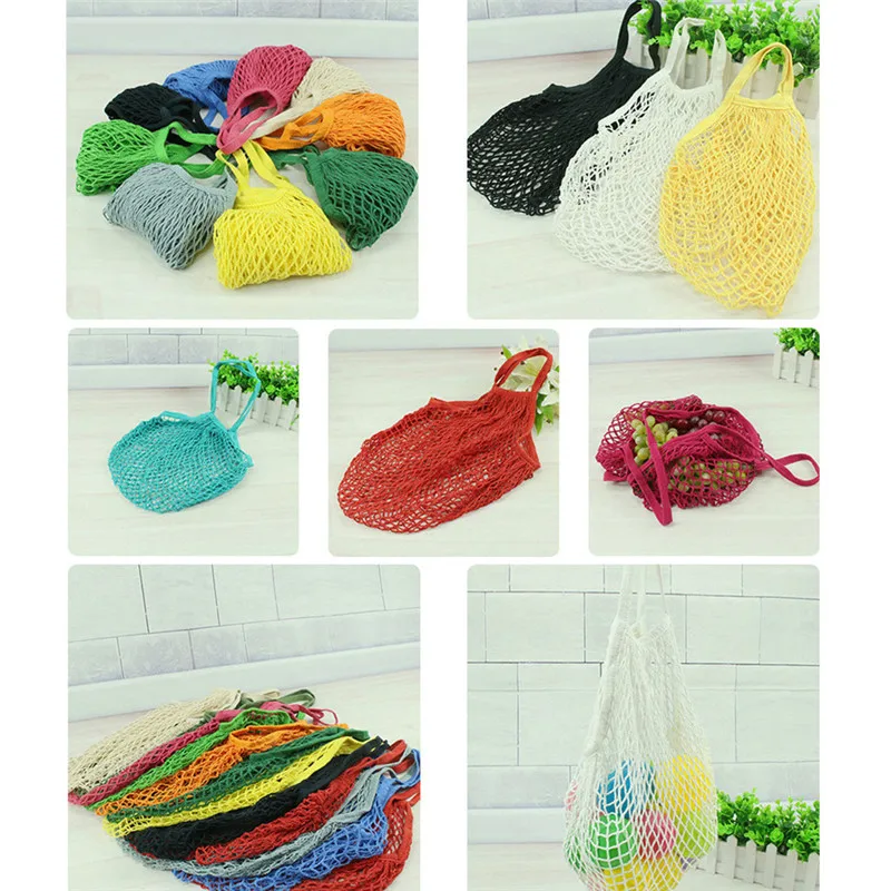 Vogvigo Women Reusable Mesh Net Shopping Bag Foldable Bag Folding Recycle Handbags Home Organization Tote Bag Vogvigo Women Reusable Mesh Net Shopping Bag Foldable Bag Folding Recycle Handbags Home Organization Tote Bag