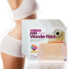 10Pcs Slimming Patch Slim Naval Weight Loss Patches Burning Fat MYMI Wonder Patch Belly Abdomen Women Slimming Massager D026
