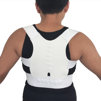 

Adjustable Magnetic Posture Corrector Corset Back Male Female Men Brace Back Belt Lumbar Support Straight postura corretor B001