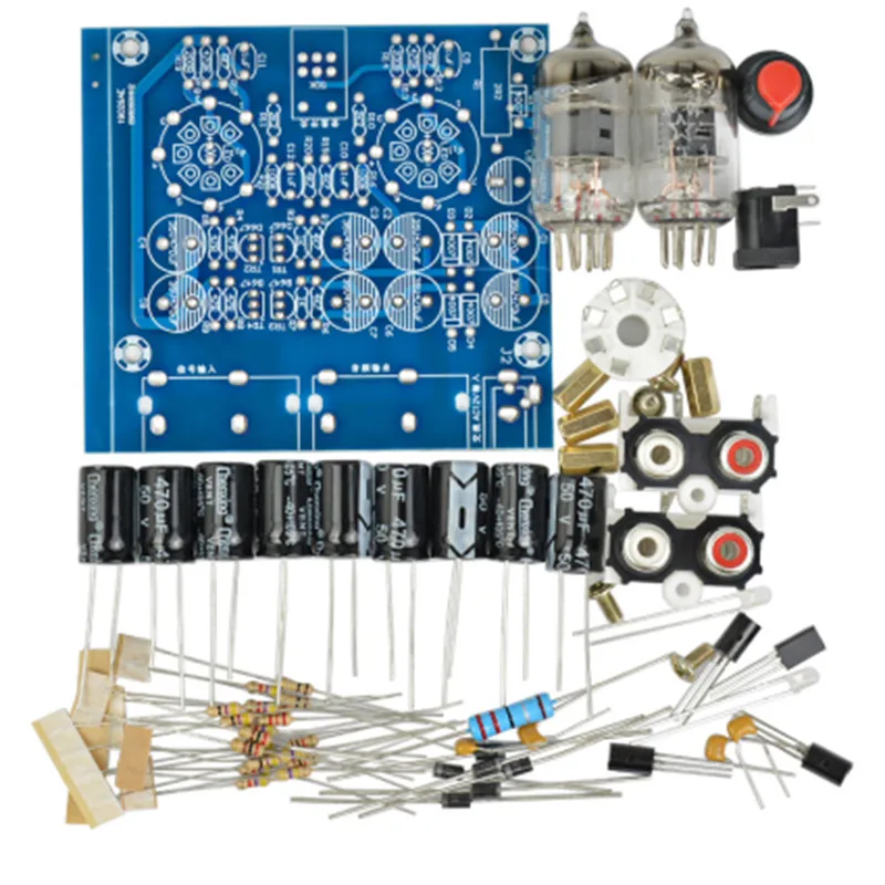 

Mayitr 1pc DIY Tube Amplifier Audio Board 2.0 Channel Pre-Amp Audio Mixer 6J1 Valve Bile Buffer Diy Kit