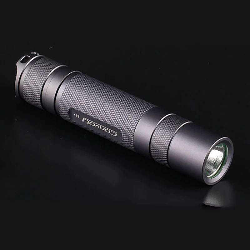 

Convoy S2+ Gray L2 U2-1A EDC LED Flashlight Torch Lantern Lanterna Bike Self Defense Camping Light Lamp for Bicycle
