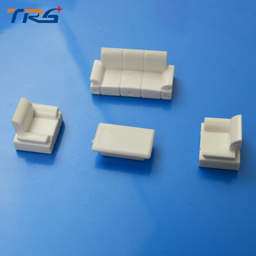 

Teraysun 20X Miniature Simple Sofa Set 1;50 Scale Plastic Model Simple Sofa Set for living room decorative