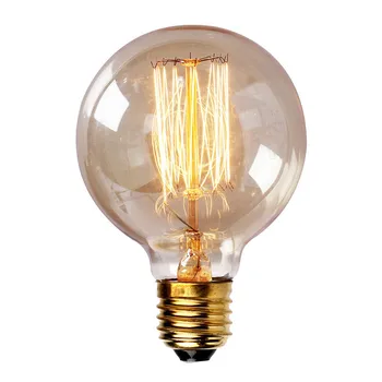 

G80 edison vintage industrial bulb restaurant bar decor led light bulb edison bombillas flower for bamboo wood lamp 110v 220v
