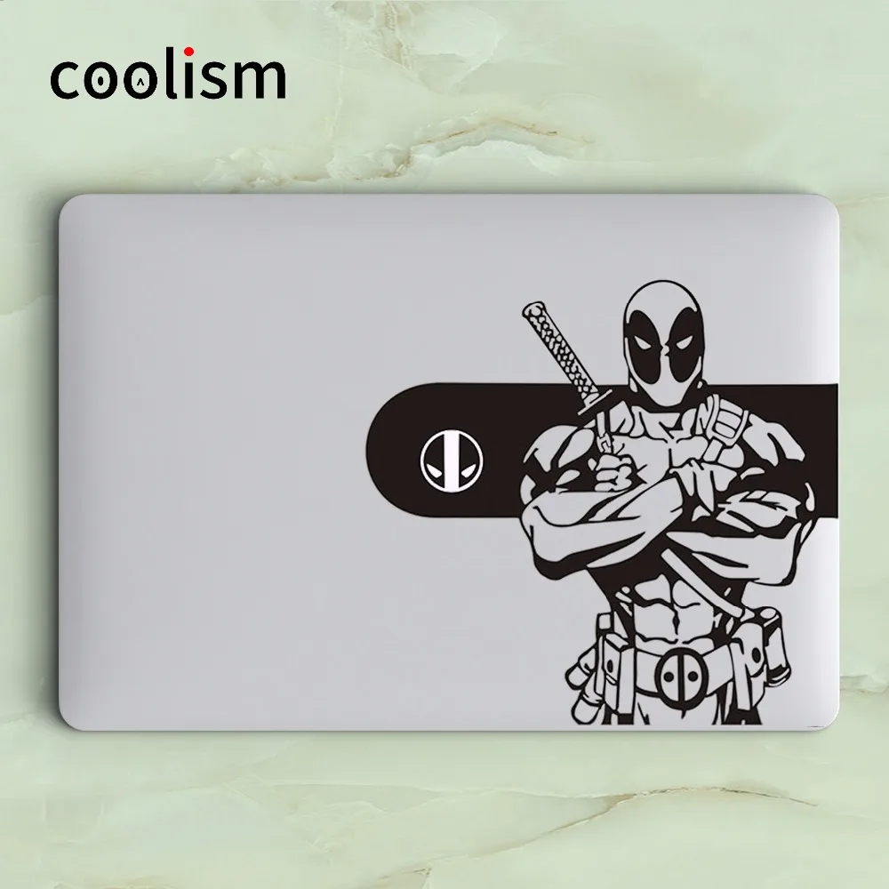 15, Black DEADPOOL Apple MacBook Decal Sticker