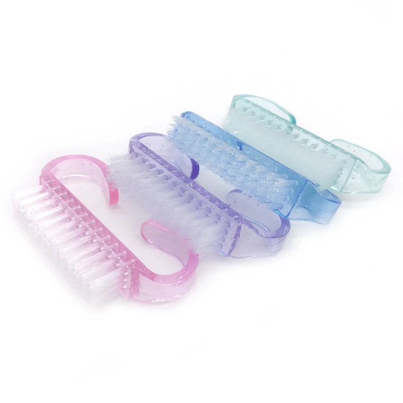Escova de Unhas de Acrílico Atacado Make up pó Poeira Limpa Escova Manicure Pedicure Ferramentas Material Professionnelle Ongles 100 Pcs Art 3 Escovas de unhas