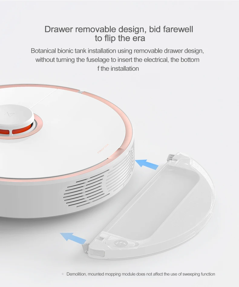 Best Xiaomi New Original Robot Vacuum Cleaner 2 Wet Drag Mop Smart Planned with Water Tank Automatic Sweeping Dust WIFI APP Control 9