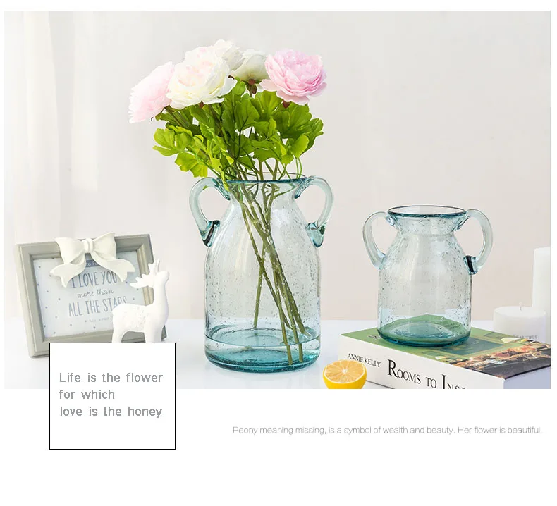 fake peony flower silk rose artificial flower  (7)