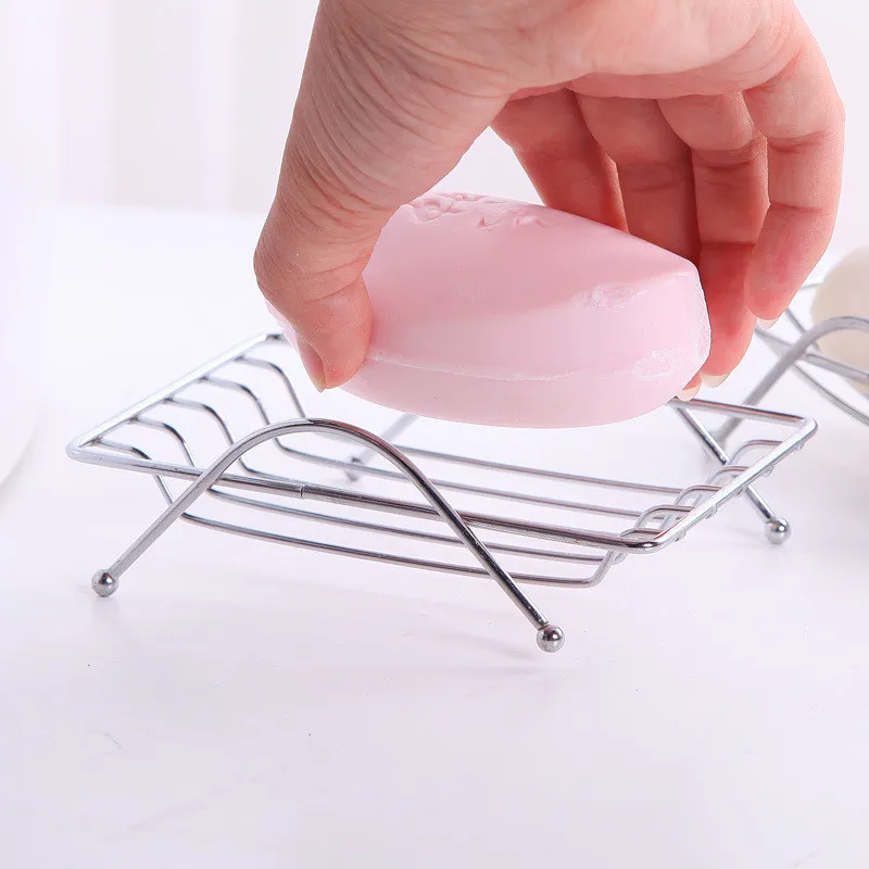 Simple Creativity Square Soap Box Storage Rack Portable Soap Dishes