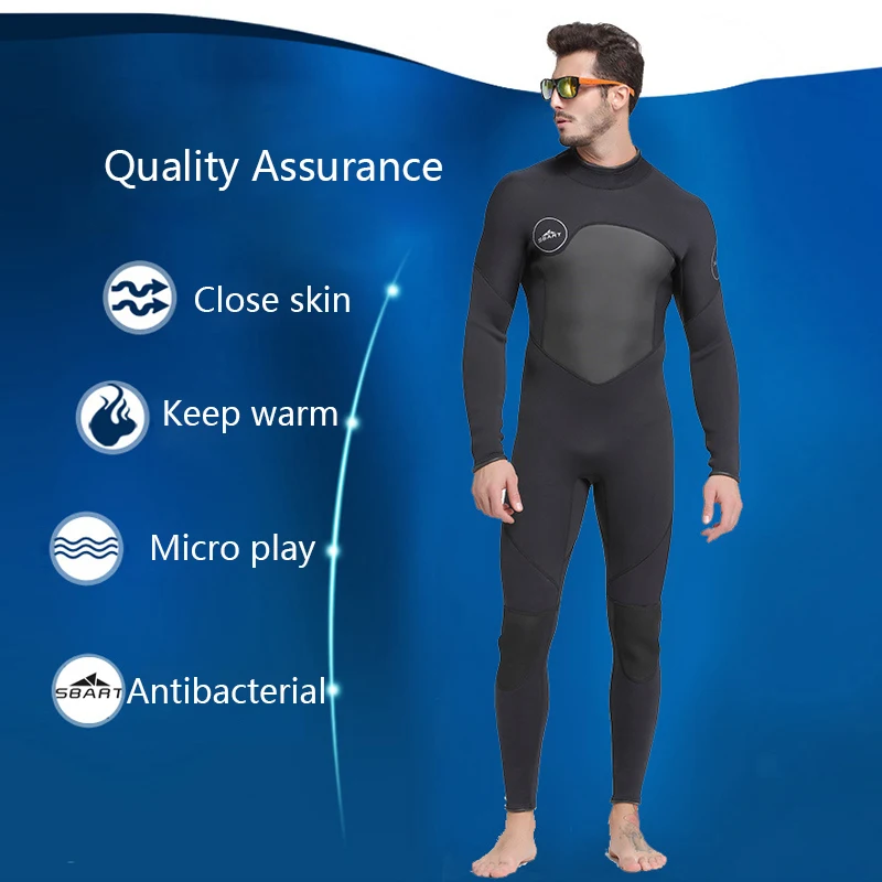 

3MM WetSuit Full Body Suit Super Stretch Diving Snorkeling Suit Underwater Cloth Wet Suit Swimsuit Full Bodysuit