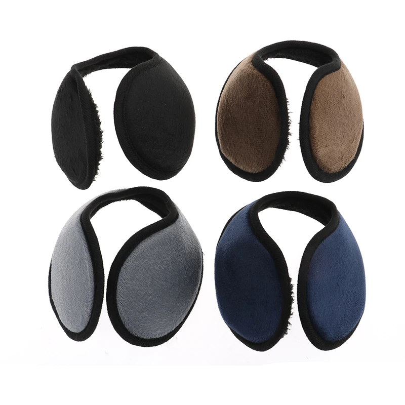 1 шт.. Зимние Наушники унисекс Ухо теплее Earlap Earmuff wrap Band подарок черный/кофе/серый/темно-синий аксессуары для одежды