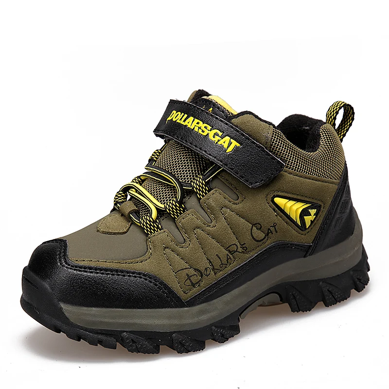 

New pattern Winter Children Boots Thick cotton Warm snow boots top quality suede leather shoes Boys Girls Boots children shoes