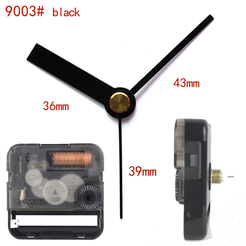 quartz silent clock movement mechanism