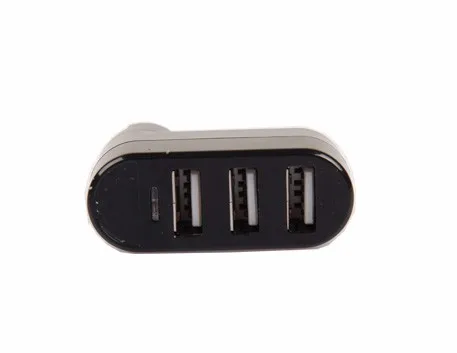 Поворотный Высокое скорость 3 порты USB HUB 2,0 Splitter адаптер для тетрадь/планшетный компьютер ПК периферийные устройства бесплатная доставка