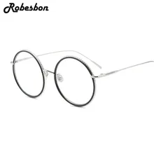 Мужские новые модные круглые оправы Золотые очки оправа для женщин Классическая квадратная оптическая оправа для очков женские черные модные очки