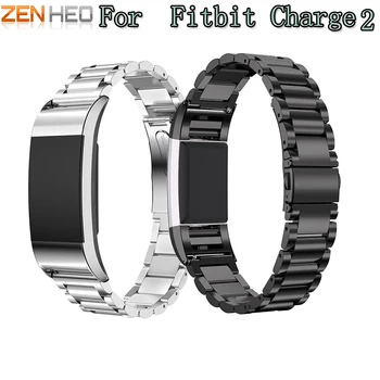 

Wristband For Fitbit Charge 2 Strap Stainless Steel Bracelet Watch Band for Fitbit Charge2 Band Smart Watch Replacement Colorful