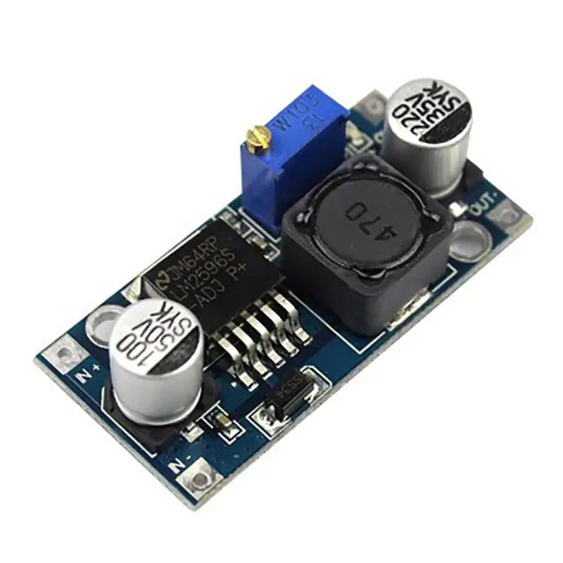 Ультра маленький Unids LM2596 DC / модуль питания Buck 3A Регулируемый понижающий