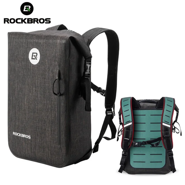 US $50.00 ROCKBROS Bicycle Bag Waterproof Outdoor Sports Bag Travel Hiking Camping Bike Backpack Casual Schoo