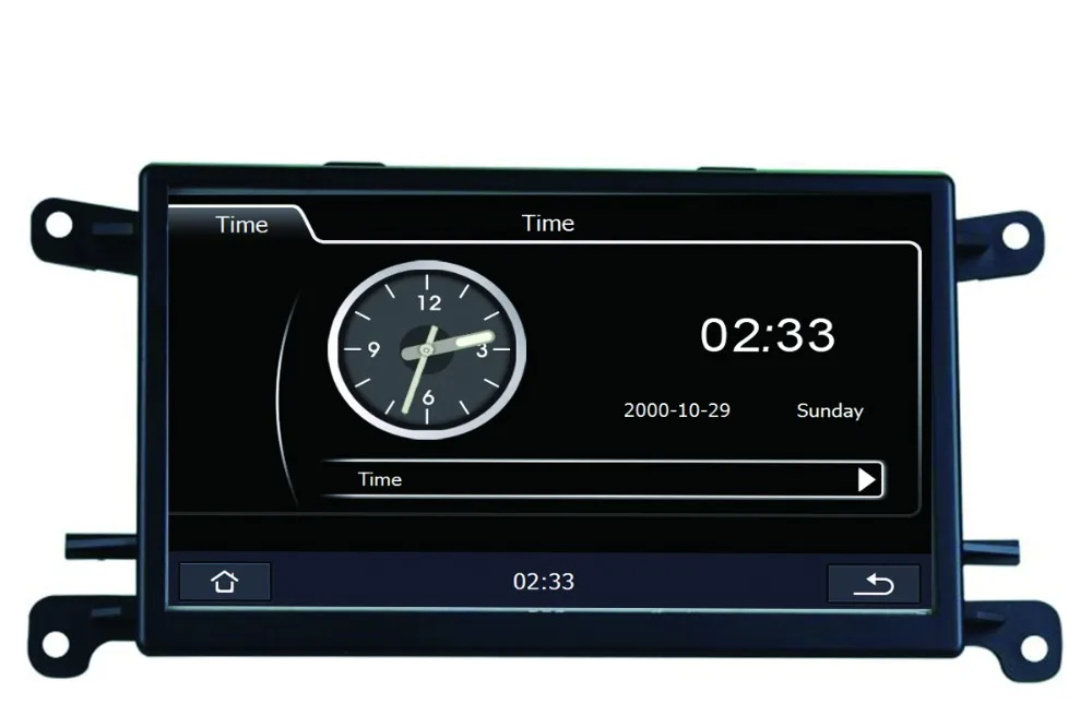 Top Car Multimedia Player GPS Navigation for Audi Q5 A5 A4 with USB SD AUX RCA Auto Audio Video Stereo 4