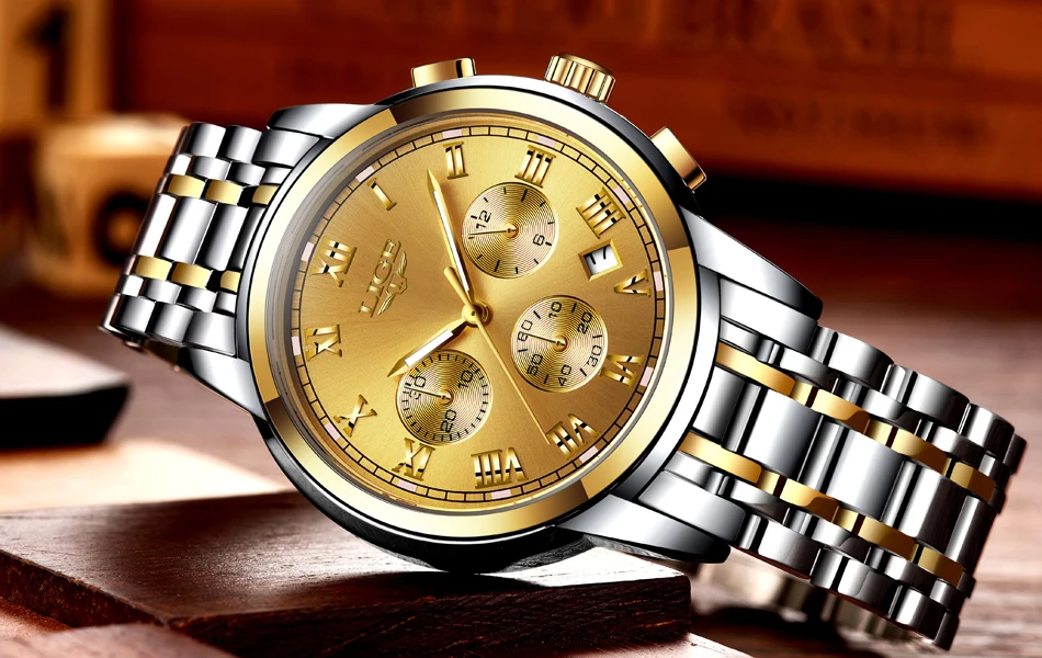 LIGE мужские s часы лучший бренд класса люкс Мужские Военные Спортивные Светящиеся Часы мужские Бизнес Кварцевые часы Полные Часы мужские Relogio Masculino