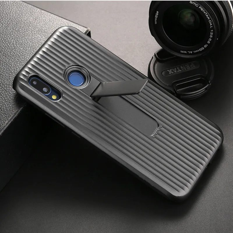 For Huawei p20 Mate 10 Pro lite Case Car Holder Stand bumper honor 9 p Smart Nova 3e phone coque Cover | Мобильные телефоны и