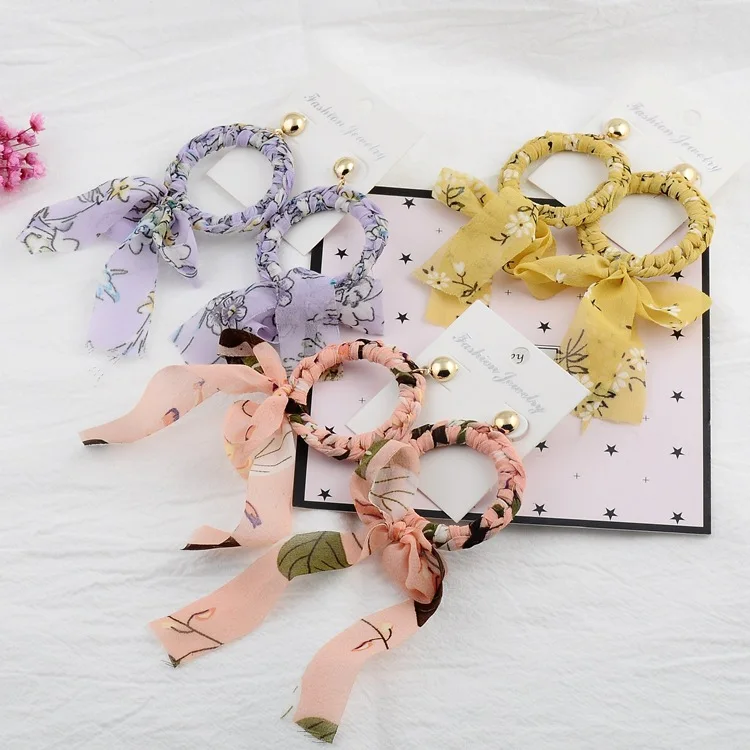 

Fashion Cloth Large Circle Earrings Exaggerated Bow Stud Earrings New Alloy Ear Studs Bohemian Temperament Woman Stud Earrings