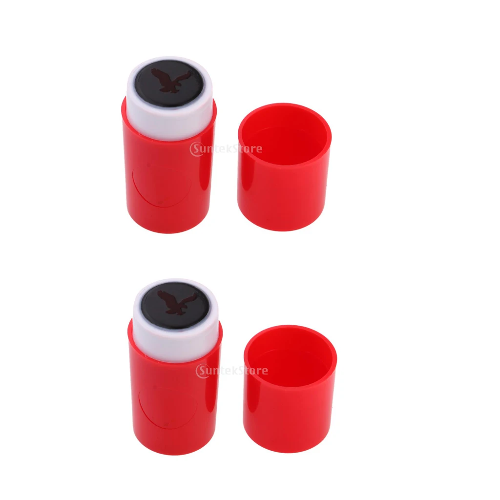 2pcs ABS Plastic Lightweight Golf Ball Stamper Golf Impression Eagle Shape