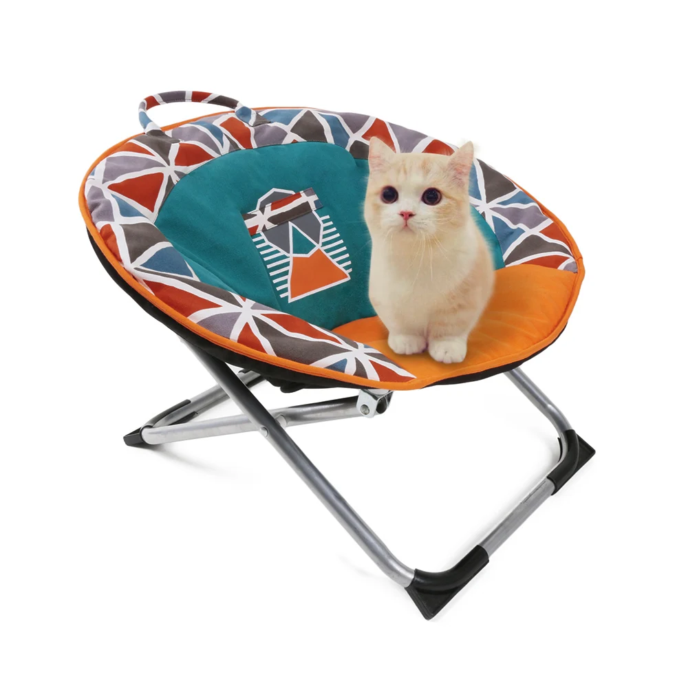 

Soft Pet Dog Cat Cushion Chair Professional Folding Pets Puppy Mini Chair Round Seat For Small/Medium Pet Dog Cat