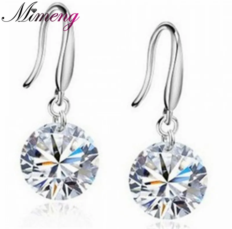 AAA crystal earrings 925 string silver drop Good Quality Best Gift Free Shiping | Украшения и аксессуары