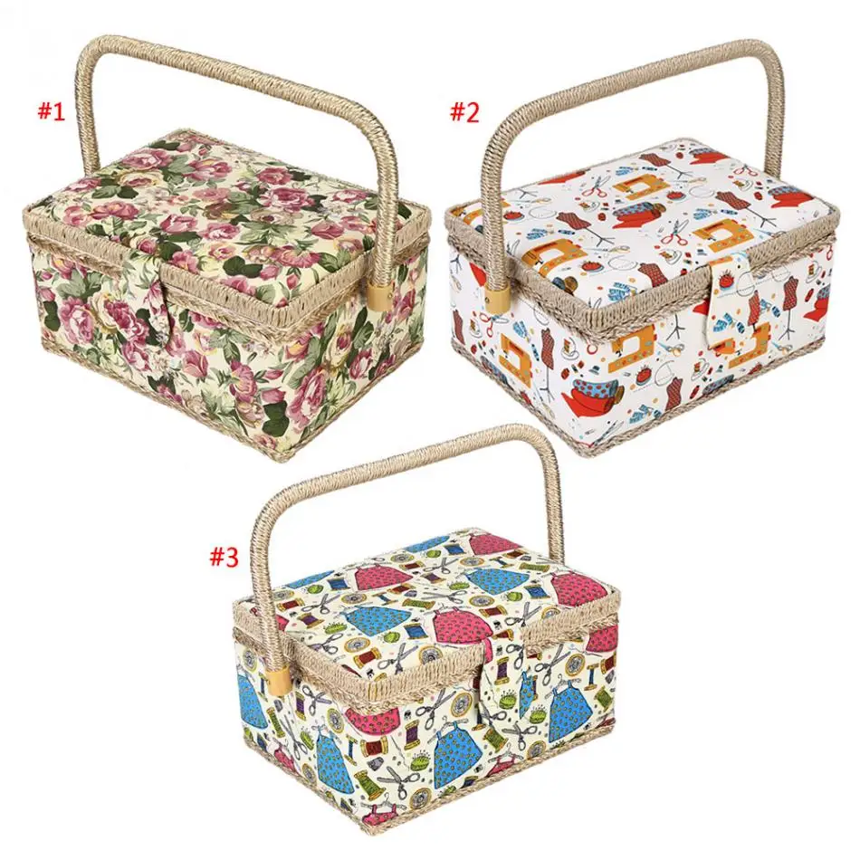 3Colors Craft Sewing Tool Needle Thread Basket Fabric Household Storage Box | Дом и сад
