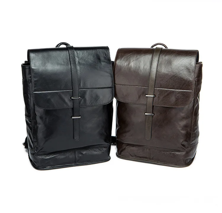 Мужской рюкзак из натуральной кожи, рюкзаки для ноутбука в консервативном стиле, школьная сумка для подростков, Большой Вместительный мужской рюкзак для путешествий