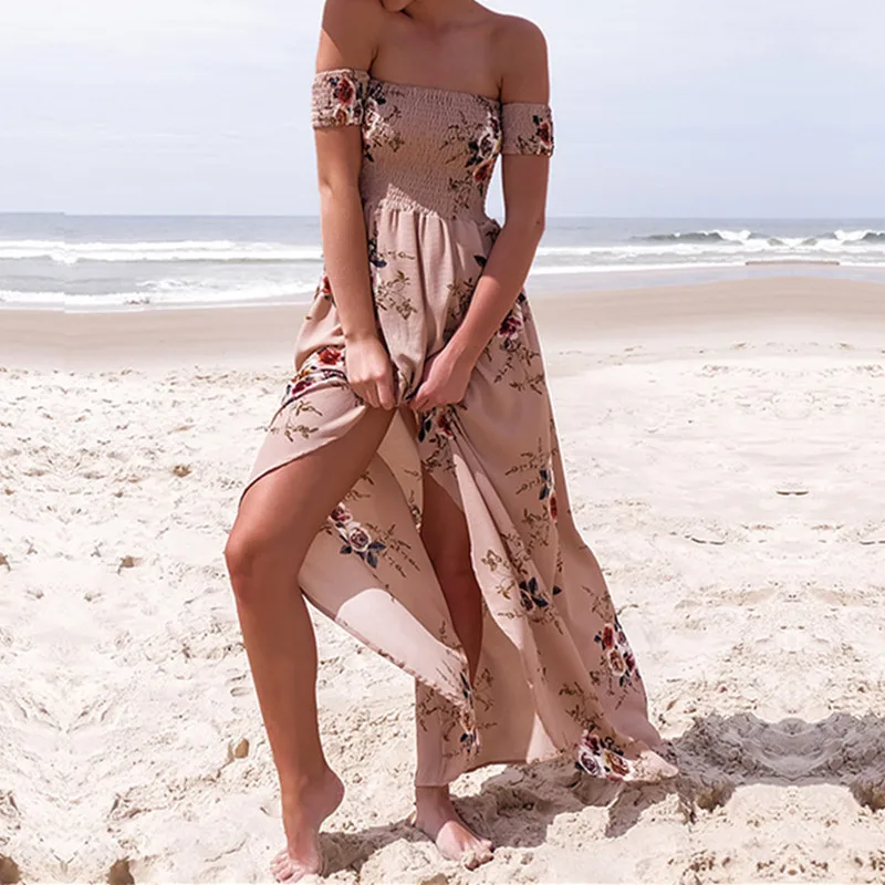 Сексуальное женское длинное пляжное платье с открытыми плечами, белая пляжная туника, купальник бикини, накидка, купальник размера плюс 5xl, платье для плавания