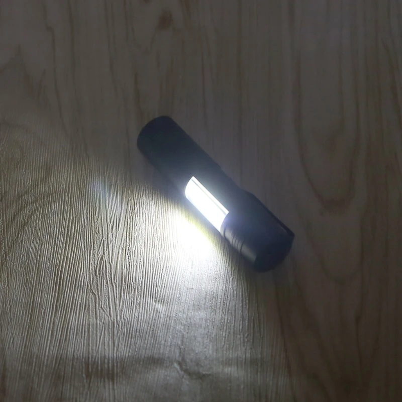 12000 люмен мини фонарик XPE + COB Светодиодный фонарь лампа Penlight AA/14500 4 режима|Фонарики
