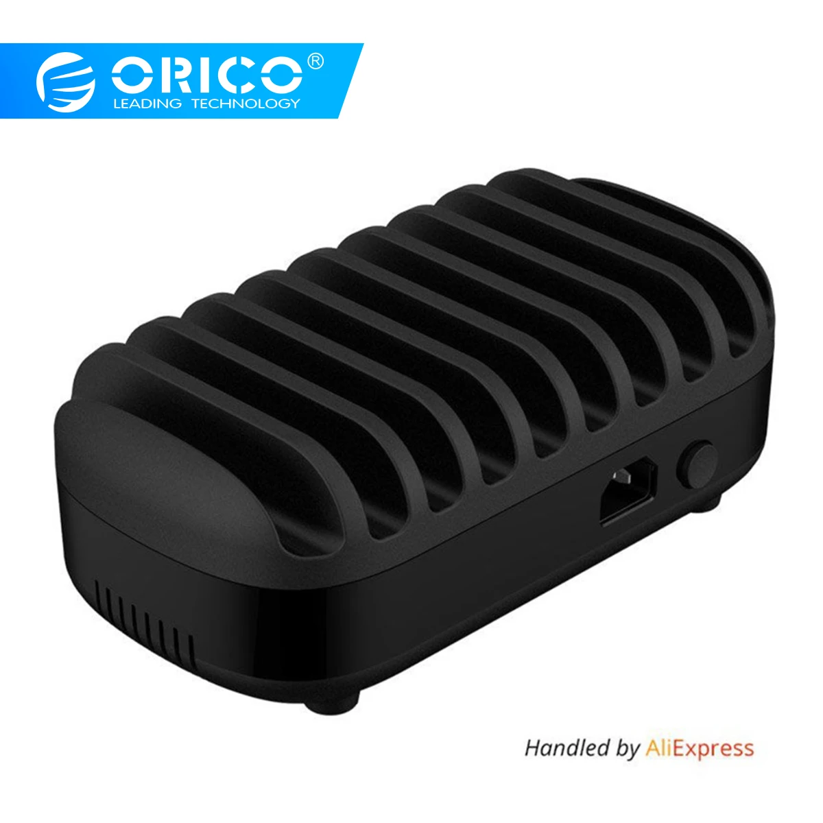 ORICO 10 منافذ USB وحدة شاحن قفص الاتهام مع حامل 120 W 5V2. 4A * 10 USB شحن ل ذاكرة فلاش PC تطبيق للمنزل العامة