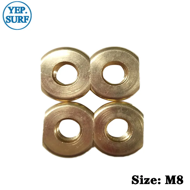 FoilMount 4pcs per set Size M8/M6 Hydrofoil Mounting T-Nuts for All Hydrofoil Tracks