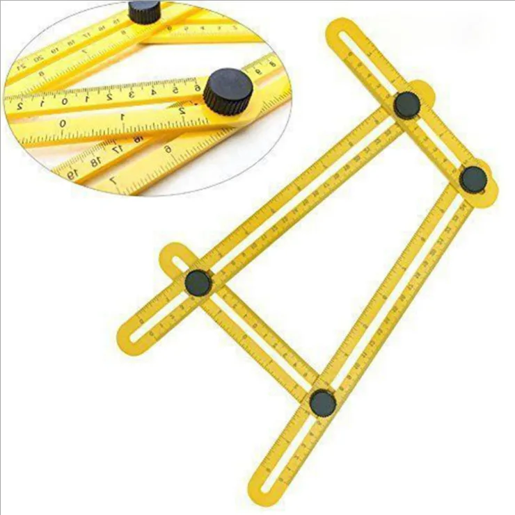 Линейка шаблон инструмент измеряет все формы для измерения наружные инструменты гибкий легкий инструмент