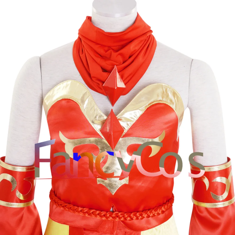 0HOT New Dota 2 Lina Inverse Lina witch cosplay costume Outfit Game 6