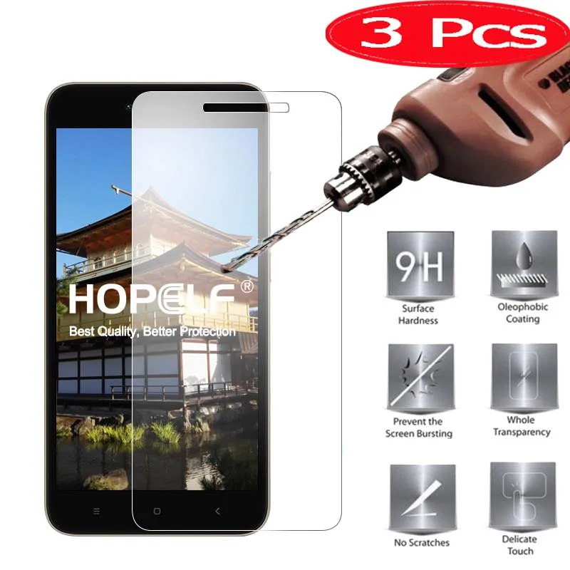 

3Pcs Tempered Glass for Xiaomi Redmi Note 5A Screen Protector 9H 2.5D Protection Film Glass for Xiaomi Redmi Note 5A Prime