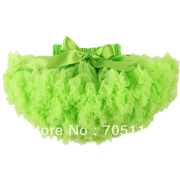 

Lemon Green Chiffon Pettiskirt ,girls' tutu skirt,Free shipping