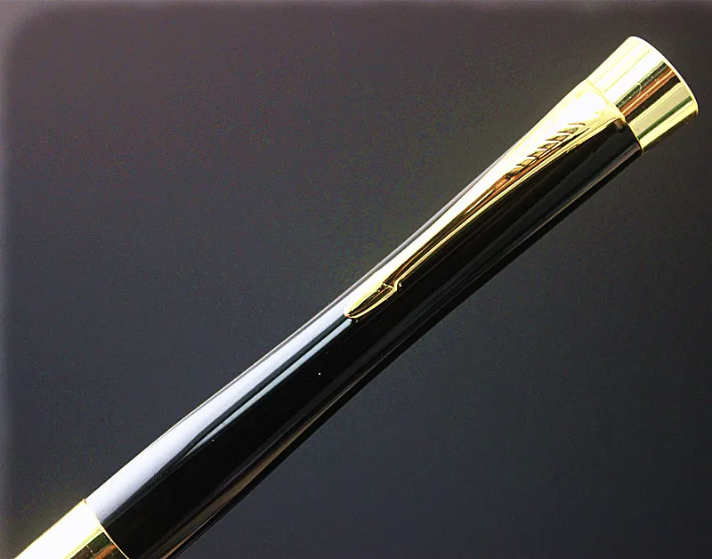 MONTE MOUNT Advanced black steel rod rotating metal ballpoint pen