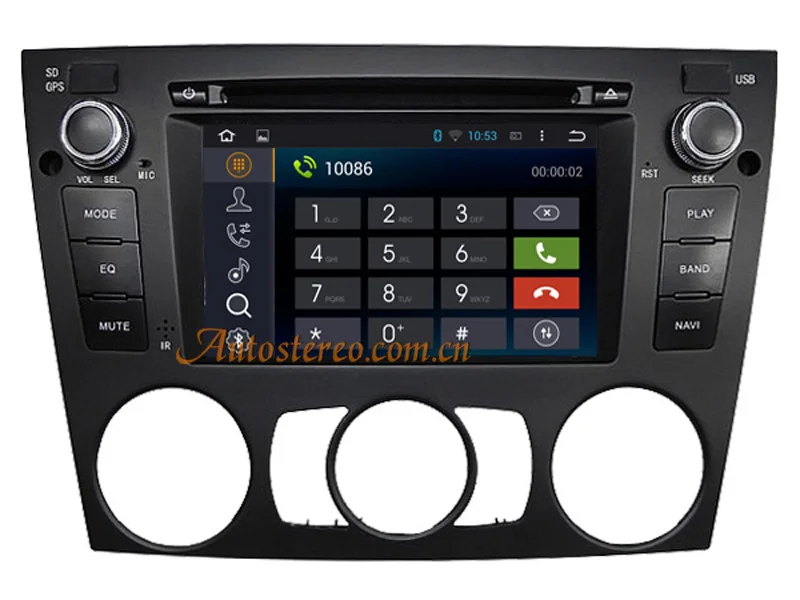 7 дюймов 4 ядра Android 5,1 автомобильный gps DVD видео мультимедиа плеер для BMW 3 серии E90/E91/E92/E93 2005-2012