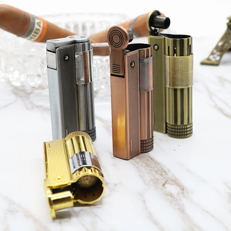 

lighter gasoline Kerosene Lighter Gasoline Petroleum Lighter Refillable Gasoline Cigarette Metal Retro Men Gadgets Not IMCO