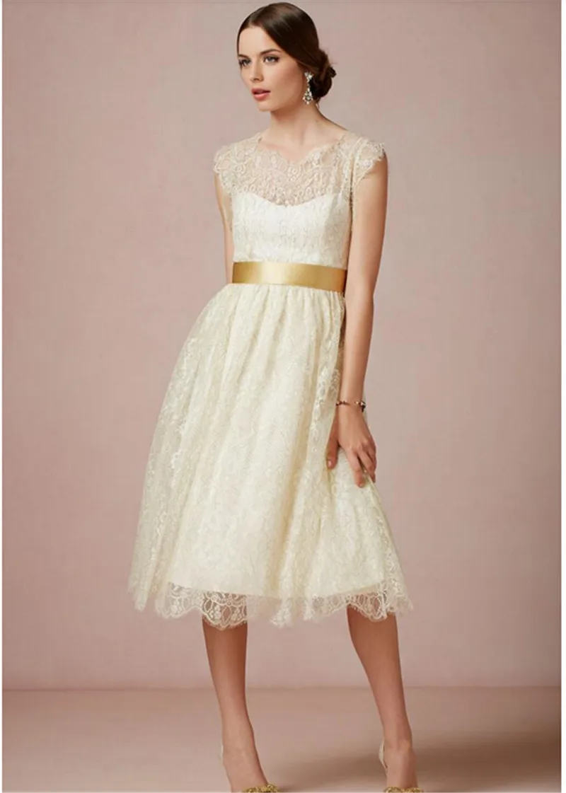 Vestidos De Novia Cortos Encaje