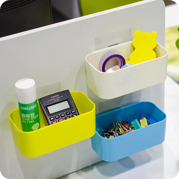 New Creative DIY Free Combination Hanging Storage Rack Traceless Magic Velcro Wall Storage Box