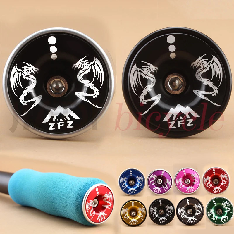 

MTB Road Bike Bicycle Widened Handlebar End Plugs + Adjustable lid Aluminum alloy Handlebar Caps End Plugs Cover Cylcing Parts