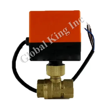 

G 3/4'' DN20 220V Electric Ball Valve, Brass Motorized Ball Valve,CR-03 Wires
