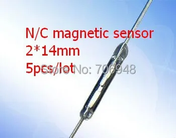 

N/C normally closed Magnetic reed switch sensor 2*14mm